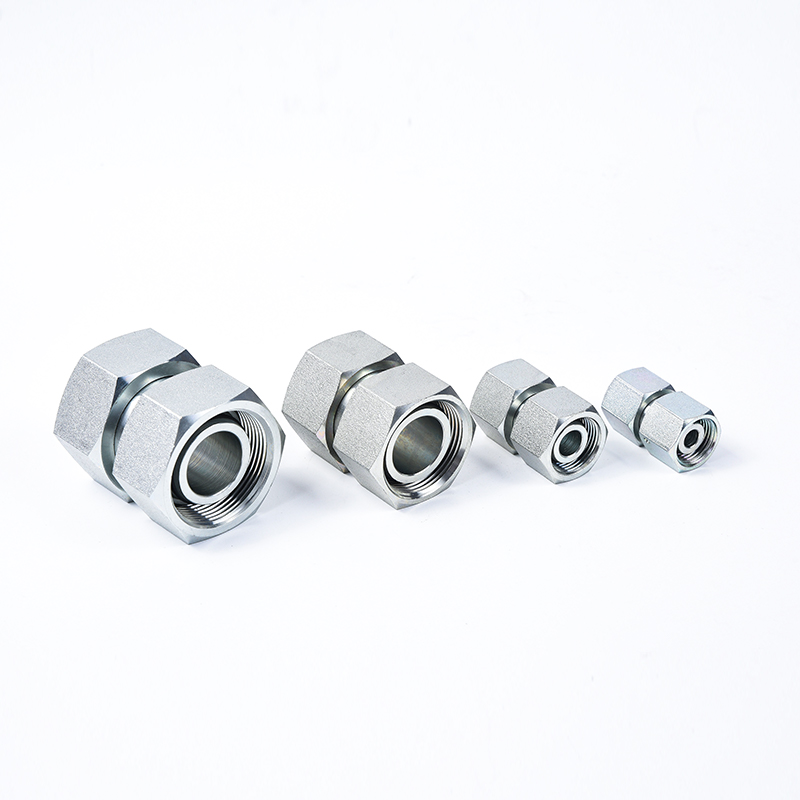 3C  3D  GZ Straight tube adapters with swivel nut 