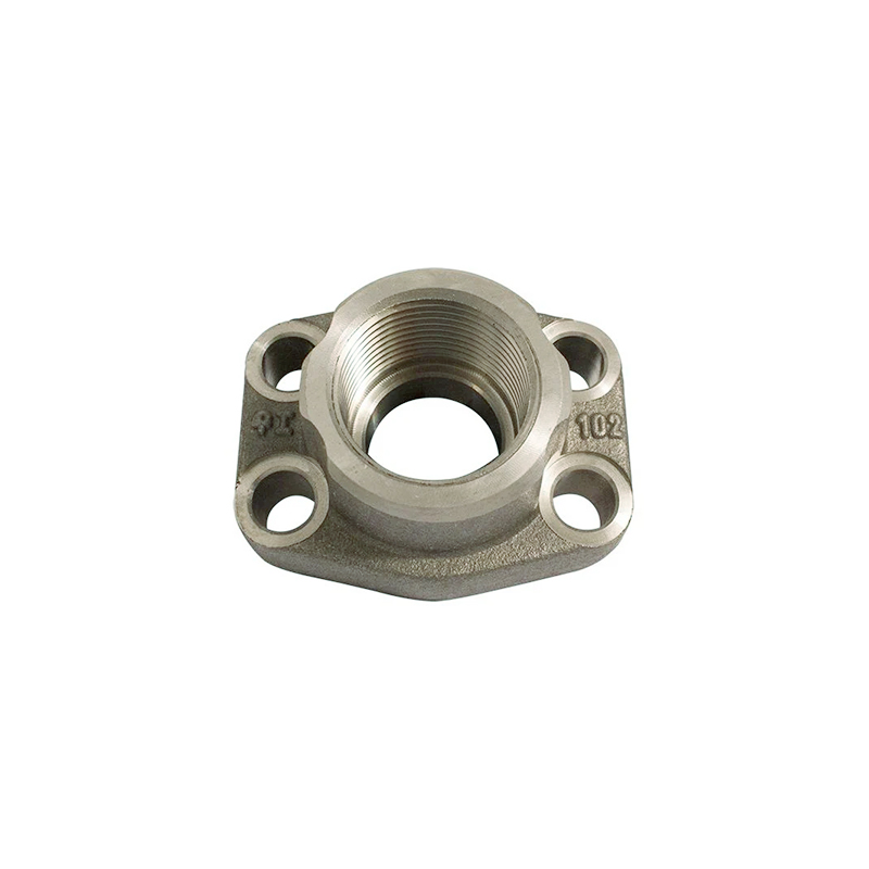 SAE Straight 4 Bolt Flange with BSPP Thread PCFF-G